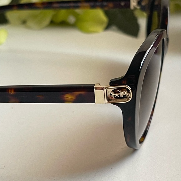 Coach Tortoise Shell Sunglasses - Picture 2 of 7